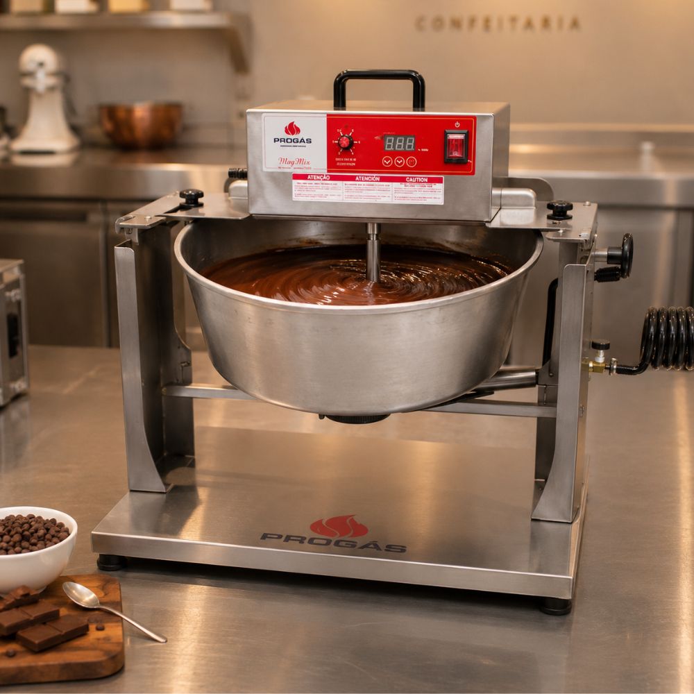 SEMINOVO - Misturador Panela Mexedora de Brigadeiro Gás 21l Mogmix Prmog-21 Bivolt - Progás P42611
