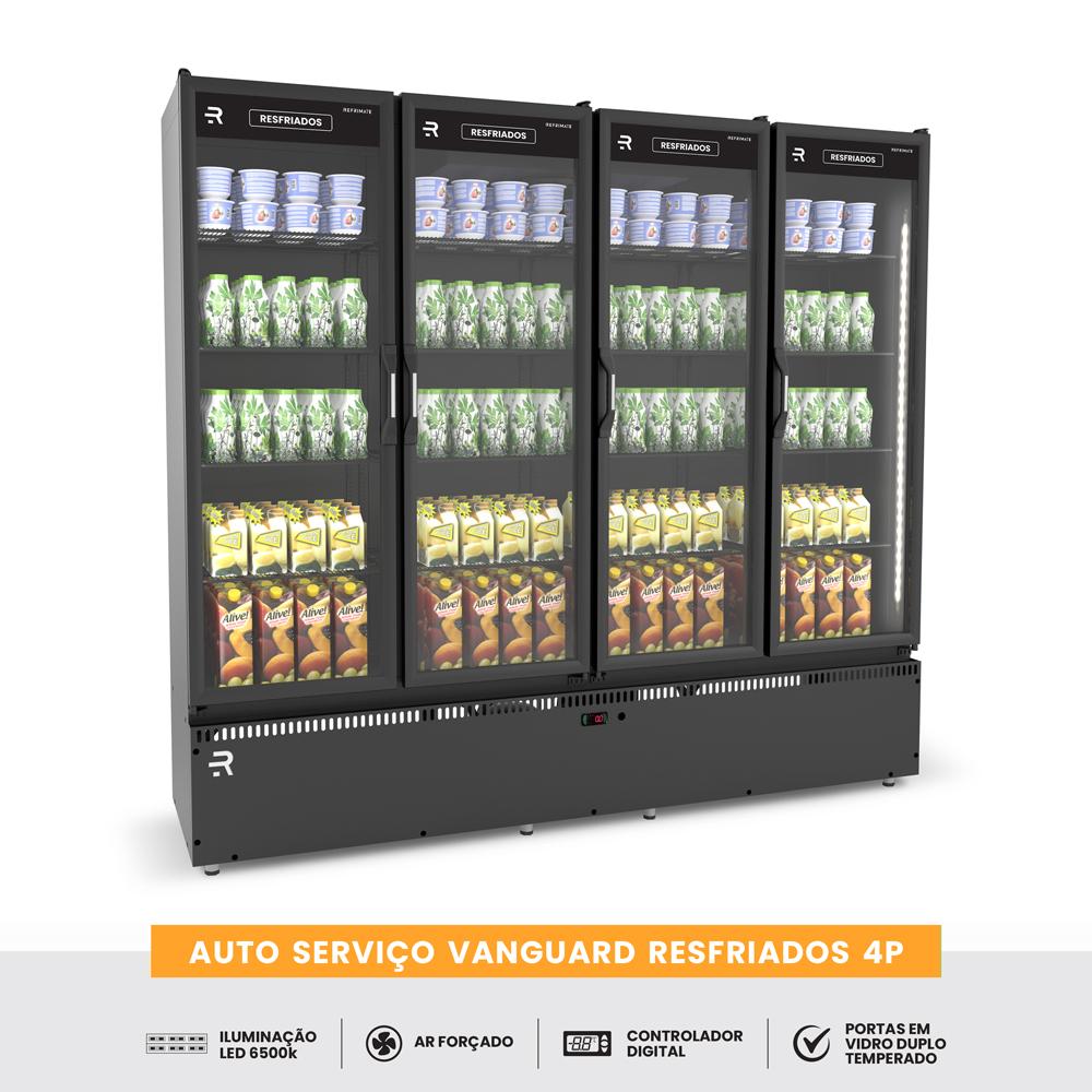 Autosserviço Vanguard Refrimate 4 Portas Resfriados com design moderno na Salvador Comercial