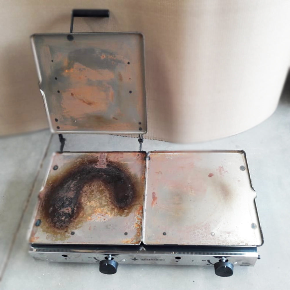 SEMINOVO - Sanduicheira Lanches Dupla Chapa e Prensa Gás S70CG com gaveta - Venâncio