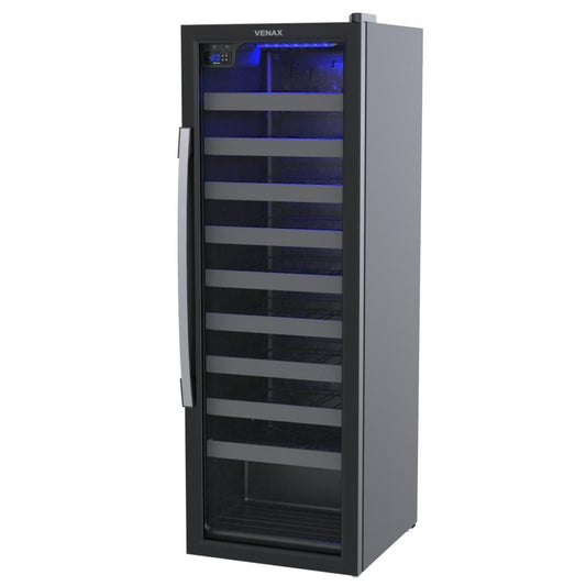 Champanheira refrigerada preta Venax EC200 para 50 garrafas – Salvador Comercial