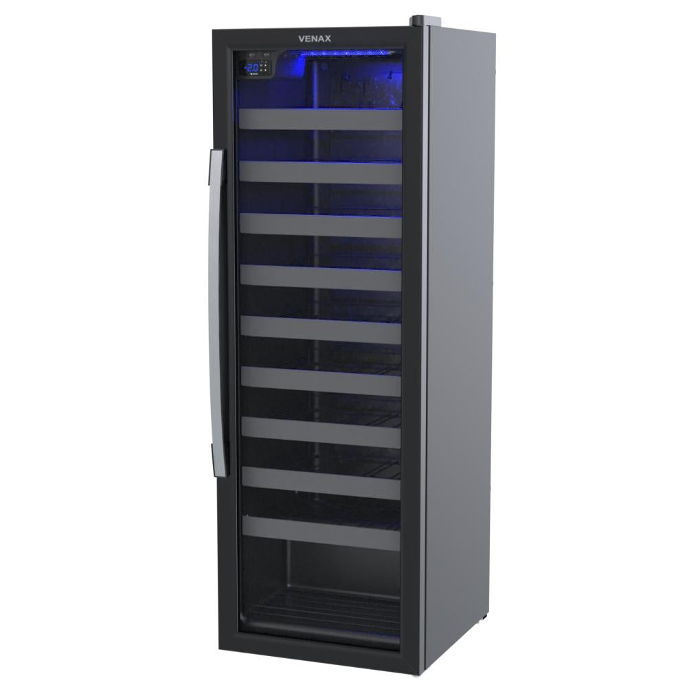 Champanheira refrigerada preta Venax EC200 para 50 garrafas – Salvador Comercial