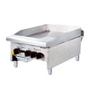 Chapa bifeteira americana a gás Venâncio CG45 inox luxo 45cm com chapa de 8mm para lanchonetes e food trucks