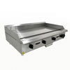 Chapa bifeteira profissional industrial a gás Venâncio PCM120G de 120cm com chapa de 19mm em aço carbono e corpo em inox, ideal para restaurantes de grande porte e cozinhas industriais.