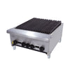 Chapa charbroiler a gás Venâncio CGG60 de 60cm em inox com grelhas de ferro fundido para restaurantes e churrascarias