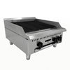 hapa grill char broiler profissional a gás Venâncio PCG060G de 60cm em inox, com grelhas de ferro fundido para restaurantes