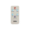 Controle remoto do climatizador de ar EOS Artic Fresh 10L ECL100D, com opções para timer, sleep mode, função breeze, e controle de velocidade em 3 opções.