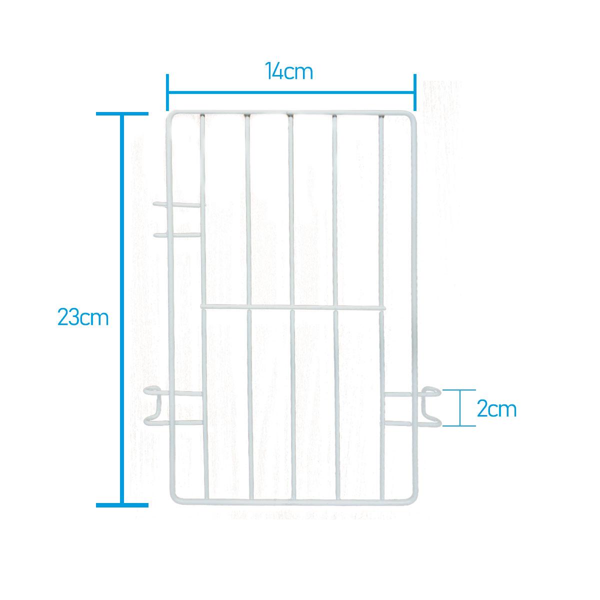 Divisor aramado para cestos de freezer Nextgen Metalfrio, resistente e durável.