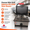 SEMINOVO - Prensa Mini Grill Elétrico PR-220E New Queen 127V - Progás