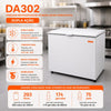 SEMINOVO - Freezer Refrigerador 127V Congelador Horizontal Dupla Ação 293l DA302 Metalfrio