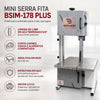 SEMINOVO - Mini Serra Fita Semi-inox Mesa Fixa 1,78m BSIM-178 Plus Bivolt - Braesi