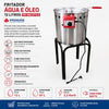 SEMINOVO - Fritador Profissional Água e Óleo 12 litros 3500W PR-90E - Progás 220V