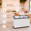 SEMINOVO - Freezer / Conservador Horizontal Tampa de Vidro Eco Gelo 247l EEH300XX 127V - EOS