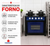 SEMINOVO - Forno Industrial a Gás Bravo Para Fogão 2 Bocas BRF2 Azul - Venâncio