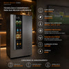 SEMINOVO - Cervejeira Beer Maxx One Inverter 98L Porta Inox Digital +2 a -6ºc VN12TPI 127V - Metalfrio
