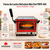 SEMINOVO - Forno Lastro Refratário Mini Chef Prpe-400 Elétrico Gratinador Progas 127V