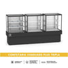 Expositor combinado para padaria Refrimate ideal para doces, salgados e produtos secos, vendido pela Salvador Comercial.