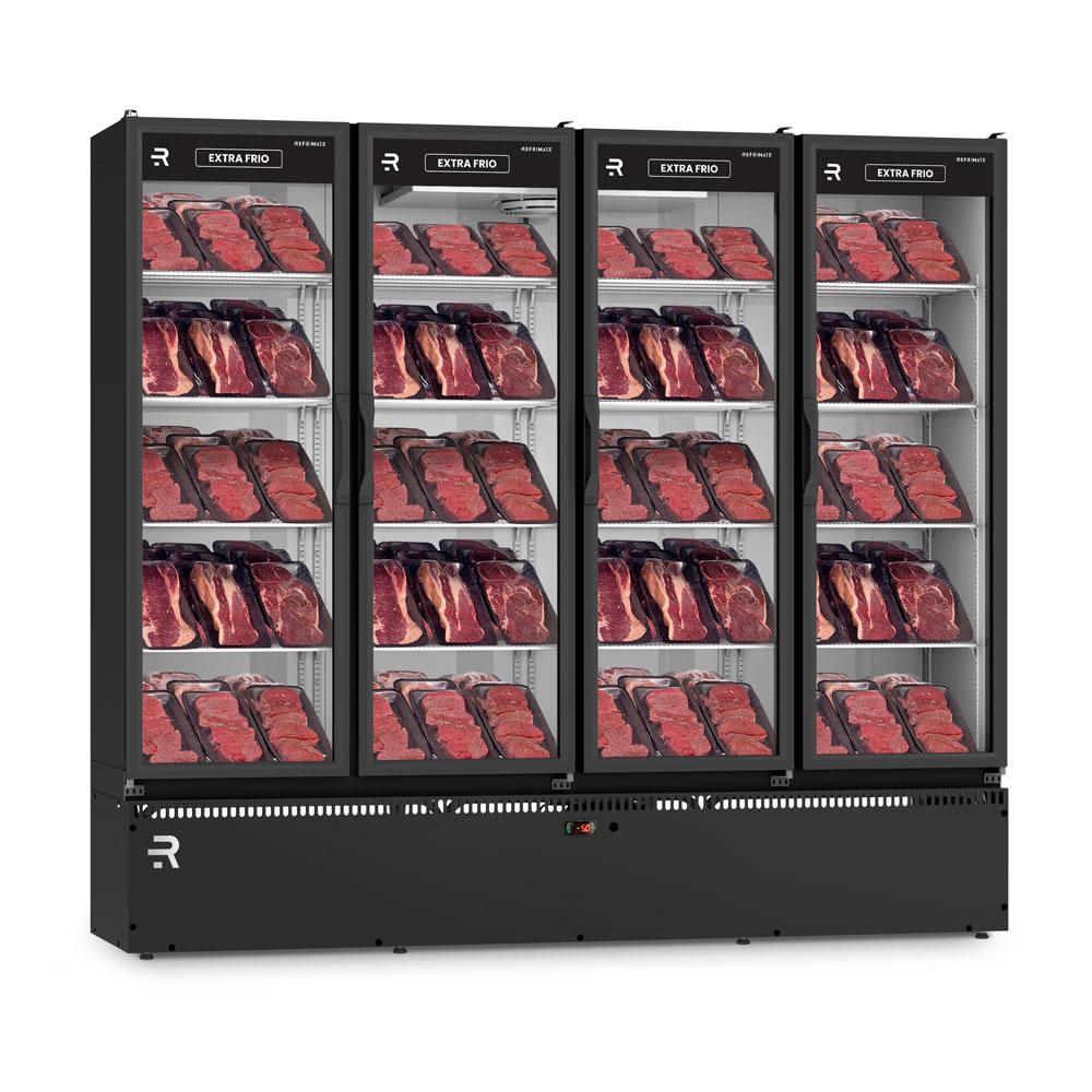 Expositor Refrigerado 4 Portas com Prateleiras Ajustáveis na Salvador Comercial
