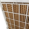 Detalhe do filtro de dupla camada na parte traseira do climatizador de ar EOS Artic Fresh 10L ECL100D, essencial para purificação do ar e remoção de impurezas.