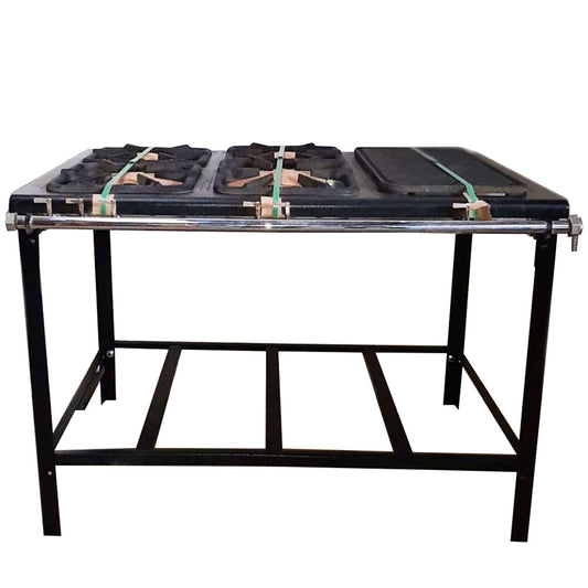 SEMINOVO - Fogão de Encosto 4 Bocas Simples Chapa FG34ESCH - Gastromaq