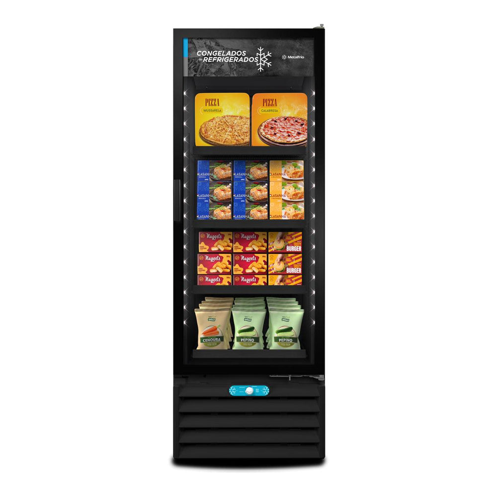 Freezer com função dupla ação para congelamento e refrigeração, prático e versátil.