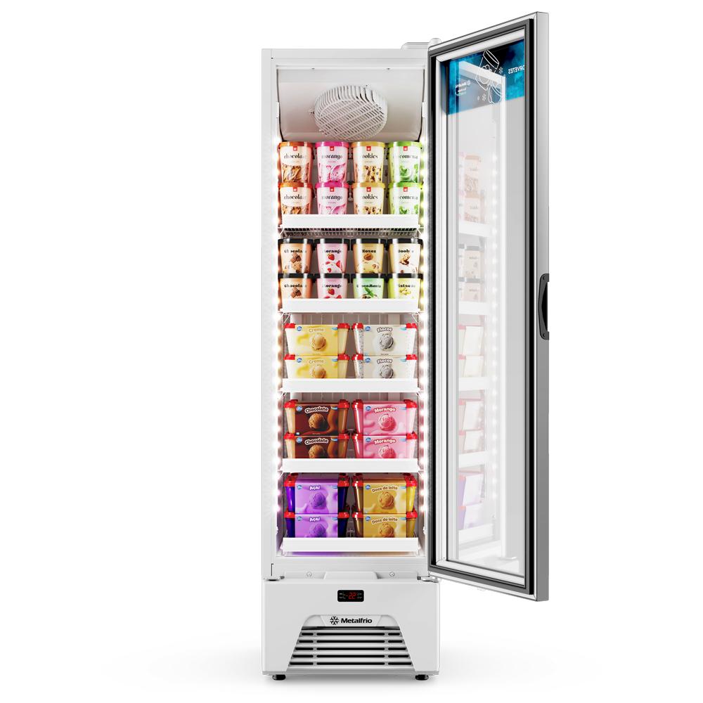 Freezer Frost Free 204 litros VF28 com tecnologia inverter na Salvador Comercial.