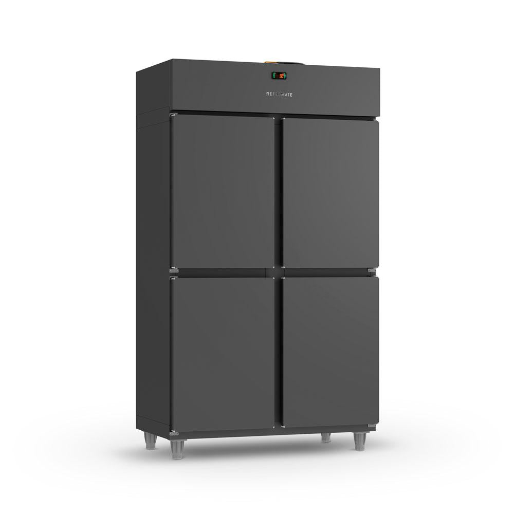 Geladeira comercial 4 portas preta Refrimate MC4PPP disponível na Salvador Comercial