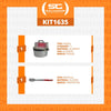Kit misturador PRMOG-07 Progás com espátula Tramontina Verano vermelha