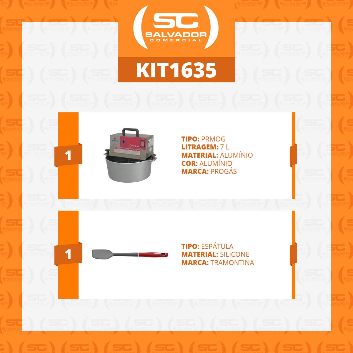 Kit misturador PRMOG-07 Progás com espátula Tramontina Verano vermelha
