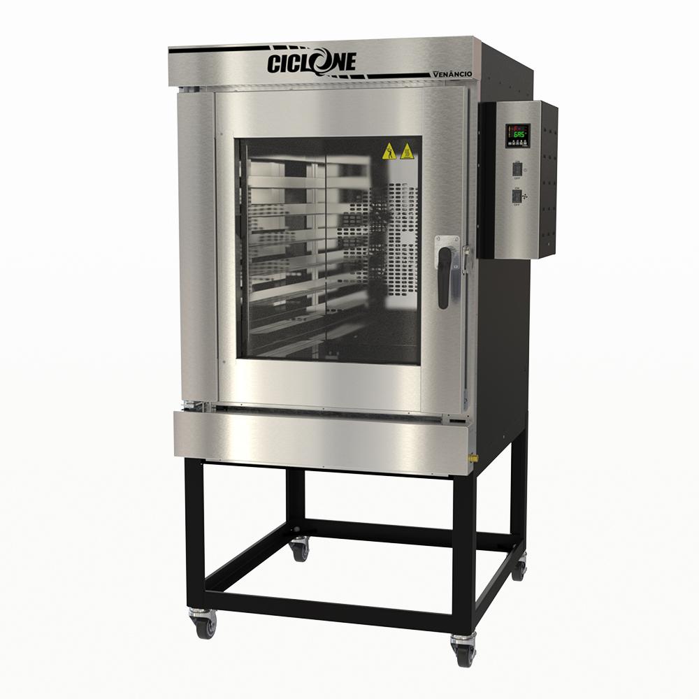 Forno Turbo 8 Esteiras Venâncio a Gás - Ideal para padarias e confeitarias.