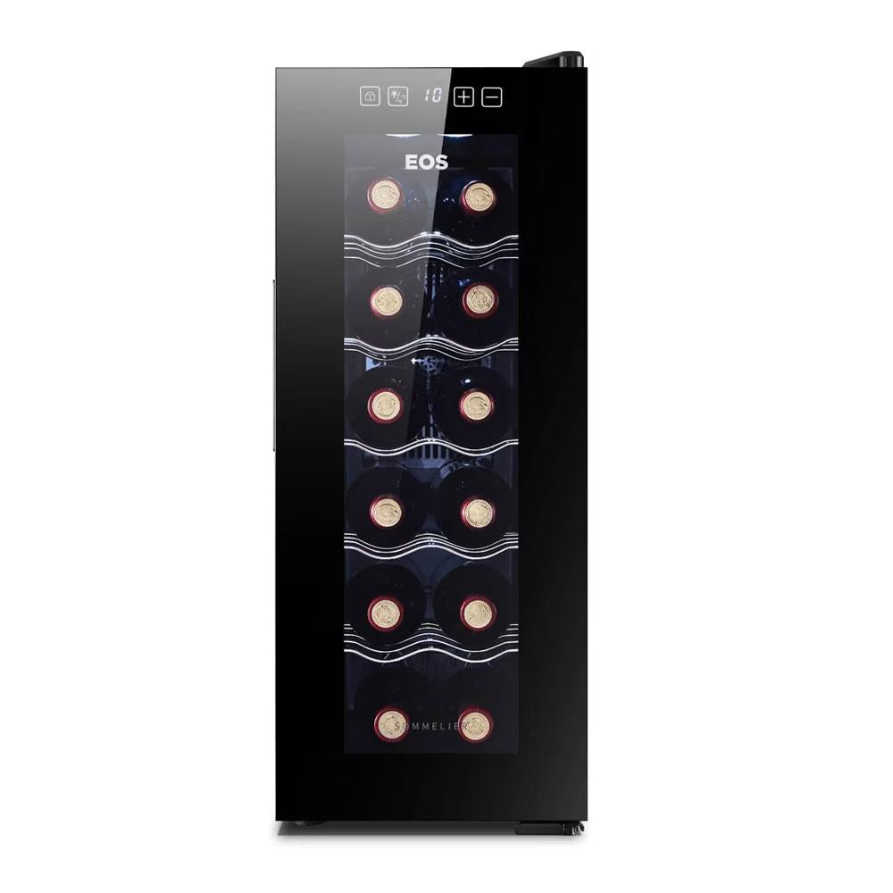 Adega Eos Preto - 12 Garrafas - Bivolt - Eae12