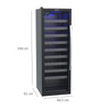 Adega Venax CAVE 200 Preto Fosco - Salvador Comercial