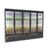 Autosserviço Vanguard Resfriados 5 Portas com refrigeração de alta eficiência para supermercados e padarias