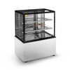 Balcão Expositor Confeitaria Refrimate New Titanium com vidro temperado e iluminação LED