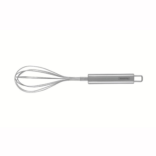 Batedor fuê inox profissional Tramontina 29 cm para uso doméstico e profissional.