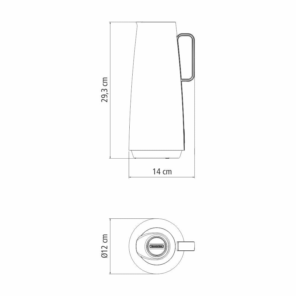 Bule de café e chá Tramontina com design