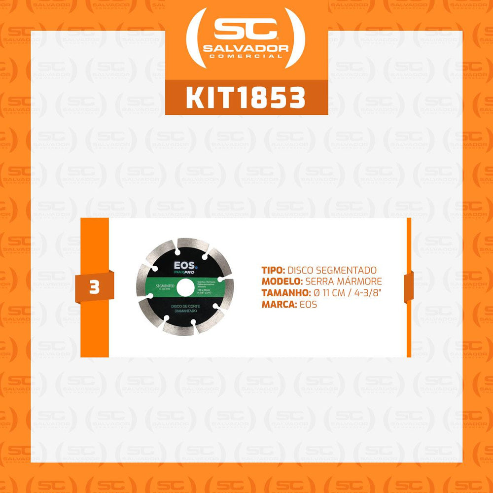 Discos Diamantados Canaleta 110mm Salvador Comercial