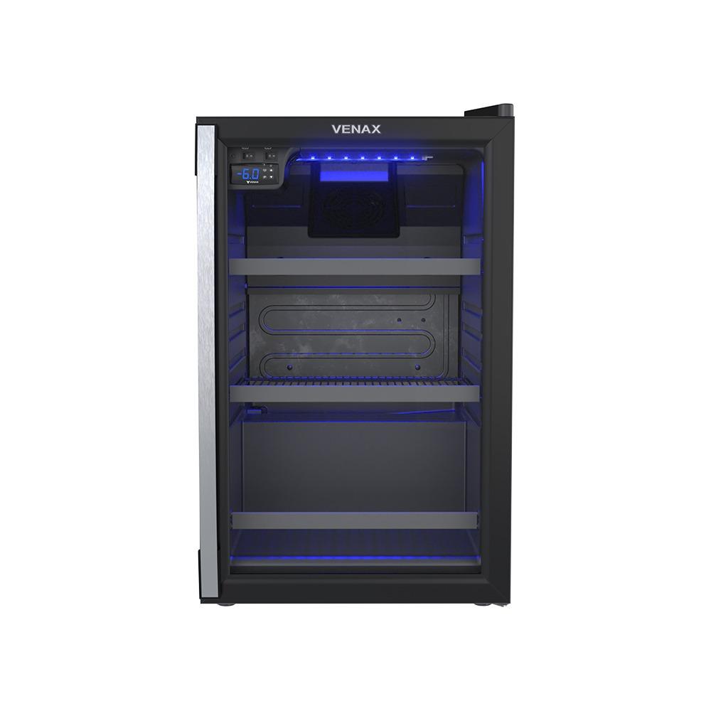 Aumente suas vendas com o Expositor Cerveja Venax! Tenha o refrigerador cervejeiro 100L que realça seus produtos e atrai mais clientes.