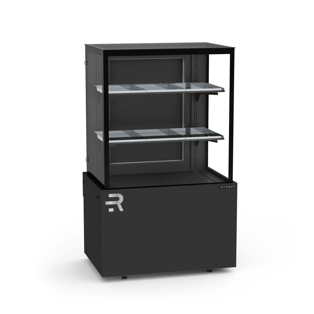 Expositor quente para confeitaria 75cm CVTQ 750 Refrimate com controlador digital