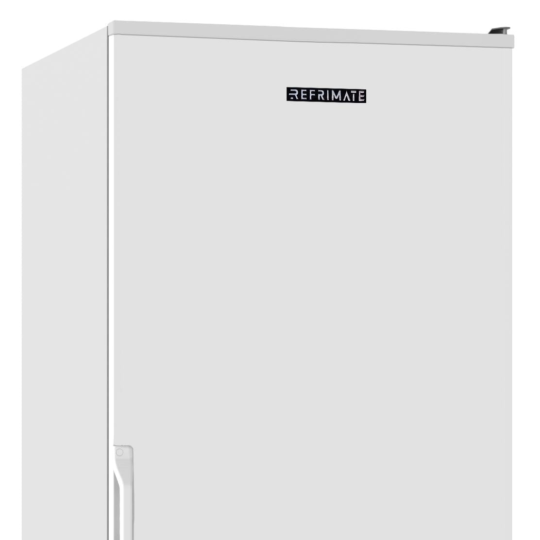 Expositor refrigerado 570 litros com prateleiras reguláveis para supermercado
