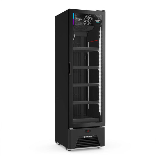 Freezer para sorvete Frost Free 220V com sistema inverter e refrigeração uniforme, disponível na Salvador Comercial.