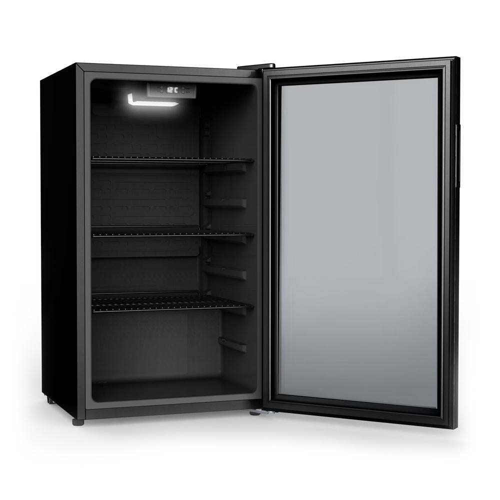 Geladeira comercial pequena EOS com 124L e porta de vidro