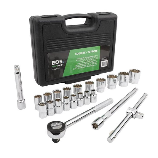 Jogo de Soquetes CRV Titanium EOS: Qualidade e Durabilidade