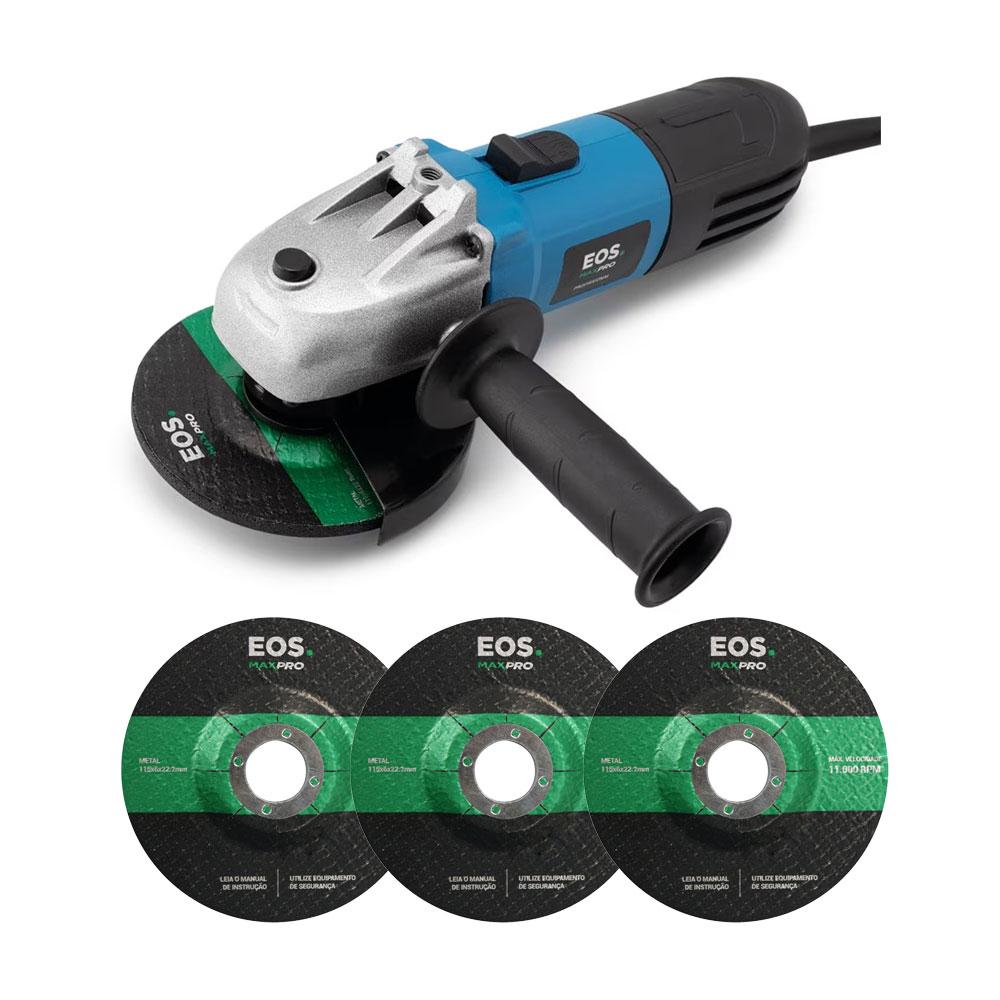 Kit Esmerilhadeira EOS 850W 127V discos