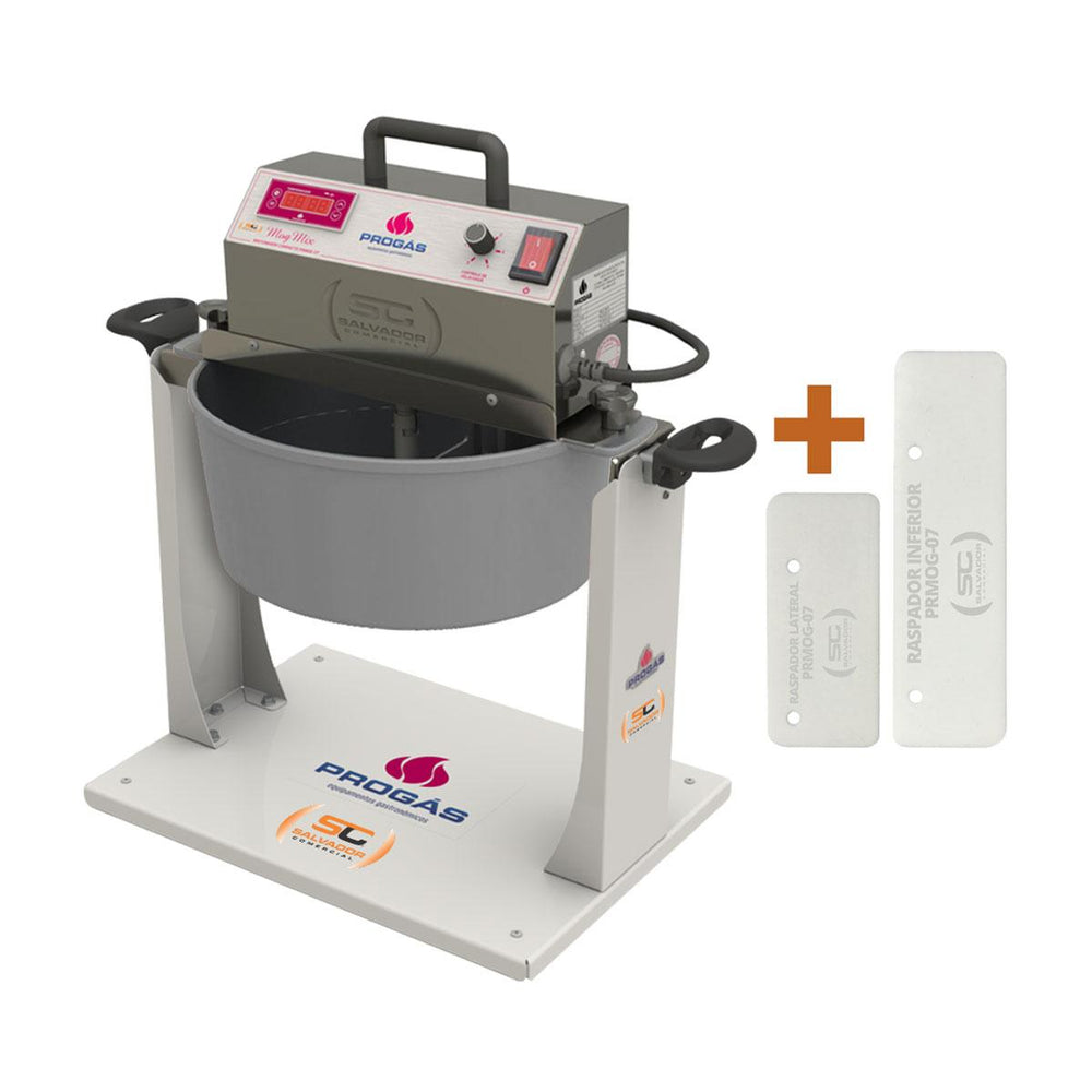 Kit misturador de doces profissional Progás com Giramog e raspadores extras