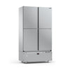 Imagem da Mini Câmara Frigorífica Inox 4 Portas Refrimate 744L 220V disponível na Salvador Comercial.