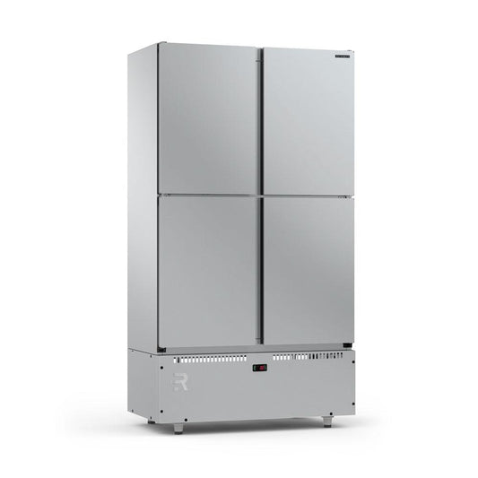 Imagem da Mini Câmara Frigorífica Inox 4 Portas Refrimate 744L 220V disponível na Salvador Comercial.