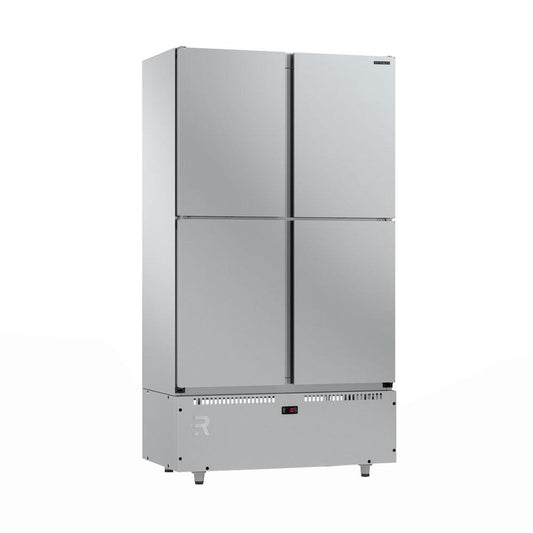 Mini Câmara Frigorífica Inox 4 Portas Refrimate 744 Litros com Ar Forçado