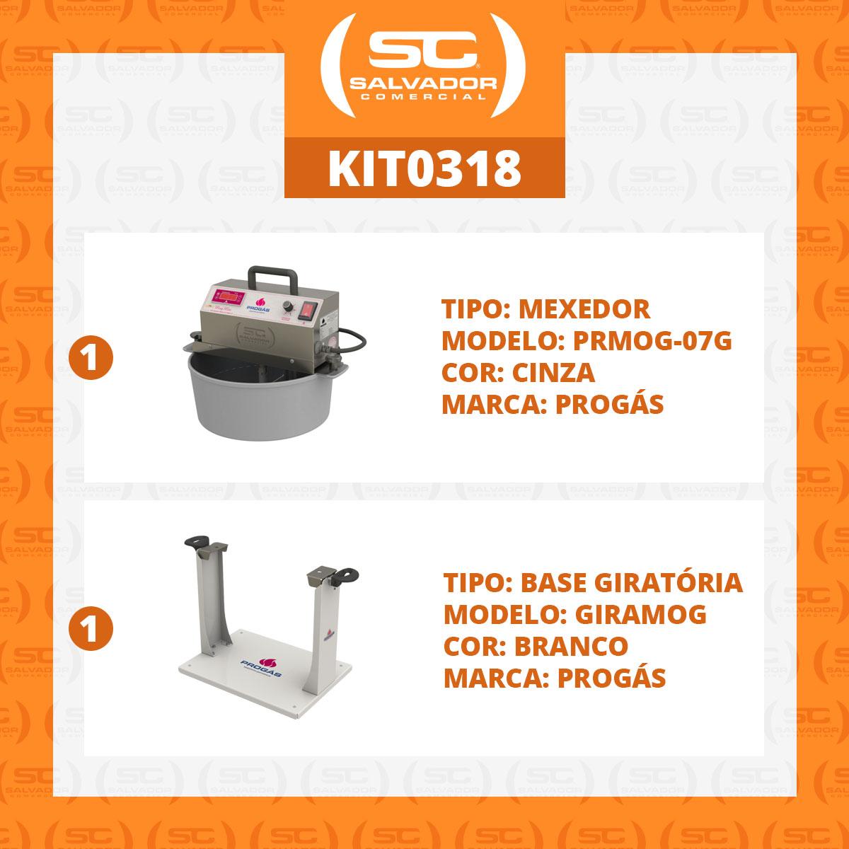 Misturador para brigadeiro profissional Progás PRMOG-07 bivolt com caçarola 7L