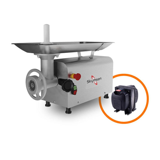 Moedor de carne Skymsen com transformador bivolt boca 10 127V