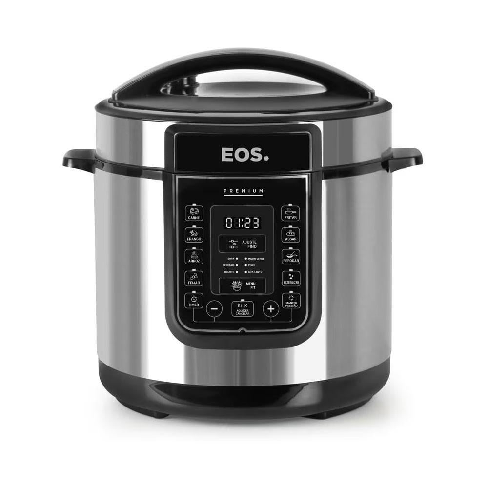 Panela de pressão elétrica inox EOS com display digital